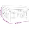 vidaXL 7-tlg. Garten-Lounge-Set mit Dunkelgrauen Kissen Bambus