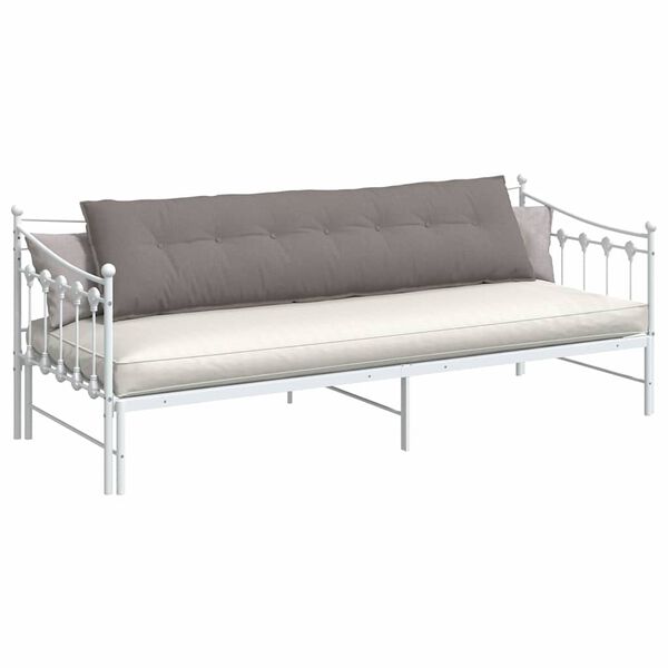 vidaXL R&uuml;ckenkissen Taupe 200 x 19 x 50 cm Stoff