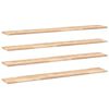 vidaXL Schweberegale 4 Stk. 140x20x2 cm Massivholz Akazie Unbehandelt