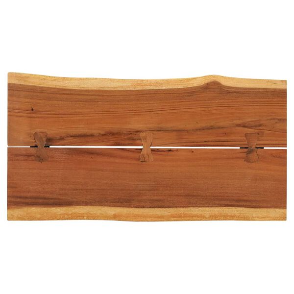 vidaXL Couchtisch Massivholz Suar 102x54x41 cm