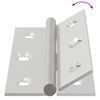 vidaXL Scharnier Uni 2 pcs Silber 58 x 35 x 1 mm Stahl