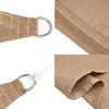 vidaXL Sonnensegel 160 g/m&sup2; Taupe 7x7 m HDPE