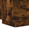 vidaXL Nachttische mit LED-Leuchten 2 Stk. R&auml;uchereiche Holzwerkstoff
