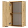Germania Bad-Wandschrank GW-Avino 27x39x68 Navarra-Eiche und Wei&szlig;