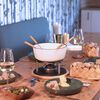 Livoo Fondue-Set Traditionell 2,6 L Wei&szlig;
