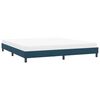 vidaXL Bettgestell ohne Matratze Dunkelblau 180x220 cm Samt