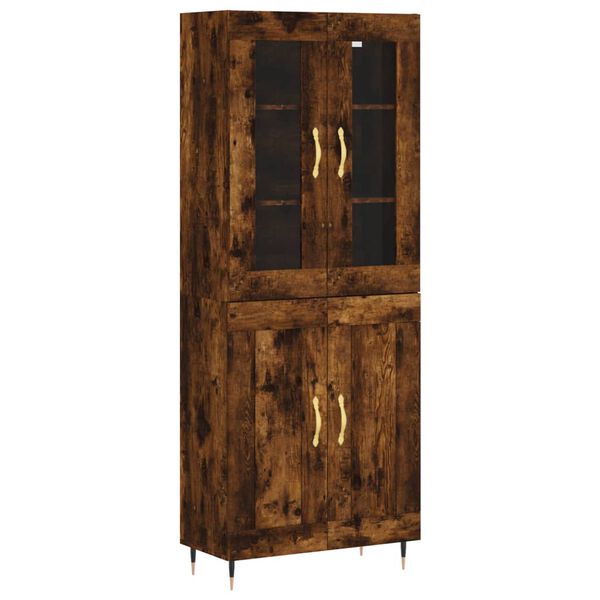 vidaXL Highboard R&auml;uchereiche 69,5x34x180 cm Holzwerkstoff