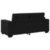 vidaXL Zweisitzer-Sofa Schwarz 140 cm Samt