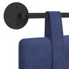 vidaXL H&auml;ngevorderseite Wandmontiert Polizeiblau 100 x 55 x 5 cm Samt