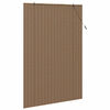 vidaXL Rollo mit Vorh&auml;ngen Braun 150 x 220 cm Bambus