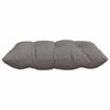vidaXL Sitzkissen 4 pcs Taupe 40 x 40 x 6 cm Stoff