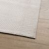 vidaXL Teppich IZA Kurzflor Skandinavischer Look Creme 240x340 cm