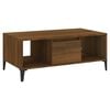 vidaXL Couchtisch Braun Eichen-Optik 90x50x36,5 cm Holzwerkstoff