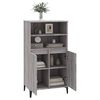 vidaXL Highboard Grau Sonoma 60x36x110 cm Holzwerkstoff