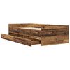 vidaXL Bettrahmen Altholz 90 x 200 cm Massives Kiefernholz