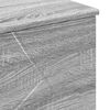 vidaXL Badezimmerschrank mit Speicher Graues Sonoma 76,5 x 35 x 64 cm