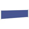 vidaXL Seitenmarkise Ausziehbar 600x160 cm Blau