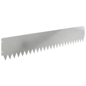 vidaXL Raseneinfassung 20 pcs 103 x 20 cm Stahl Silber