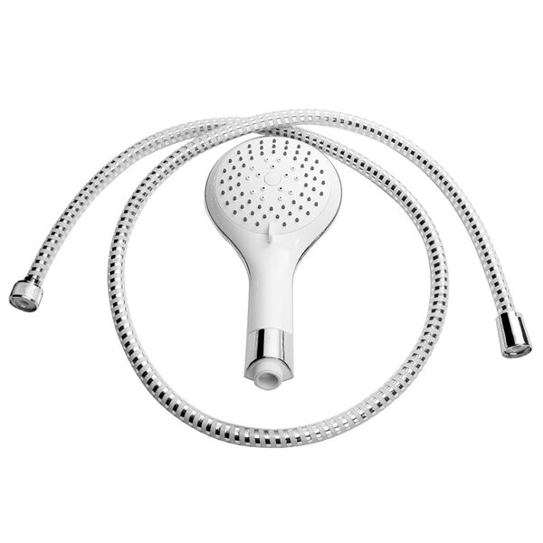 SCH&Uuml;TTE Handbrause Set BROADWAY Chrom-Wei&szlig;