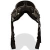 vidaXL Western-Sattel, Halfter & Brustblatt Echtleder 15" Schwarz
