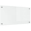 vidaXL K&uuml;chenr&uuml;ckwand Transparent 80 x 40 cm Geh&auml;rtetes Glas