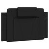 vidaXL Bett "Viana" mit Matratze Schwarz 90x200 cm Kunstleder