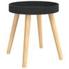 vidaXL Beistelltisch Schwarz 38x38x40cm Holzwerkstoff & Kiefernholz