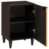 vidaXL Badezimmerschrank mit Regal Schwarz und Gold 38 x 33 x 58 cm