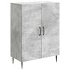 vidaXL Sideboard Betongrau 66 x 34,5 x 89,5 cm Holzwerkstoff
