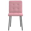 vidaXL Esszimmerst&uuml;hle 2 Stk. Rosa Samt