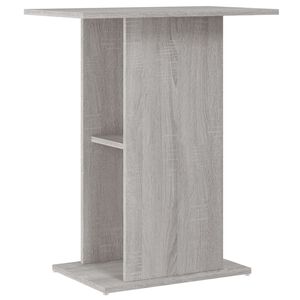 vidaXL Aquariumst&auml;nder Grau Sonoma 60,5x36x72,5 cm Holzwerkstoff