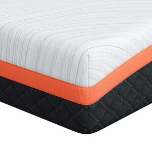 vidaXL Matratze Wei&szlig; und Schwarz 90 x 190 cm Gel-durchzogenes Schaum