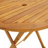 vidaXL 3-tlg. Bistro-Set Beige Stoff und Massivholz
