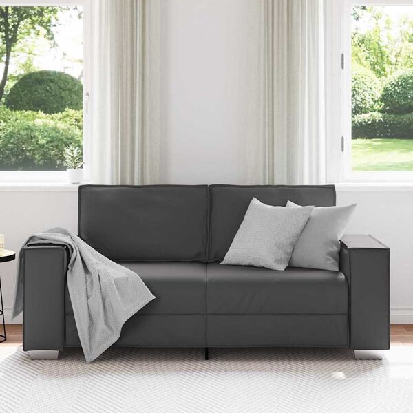 vidaXL Sofa Grau 180 x 78 x 84 cm Stoff