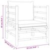 vidaXL 7-tlg. Garten-Lounge-Set mit Gr&uuml;nen Kissen Bambus
