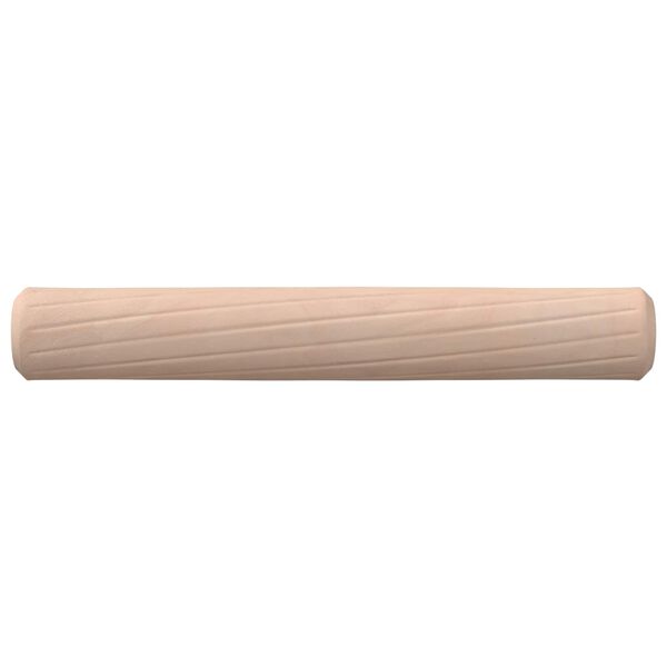 vidaXL Holzd&uuml;bel 12 pcs Braun &Oslash;6 x 40 mm Massivholz