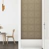 vidaXL Wandpaneele 12 Stk. Cappuccino-Braun 30x30cm Kunstleder 1,08 m²
