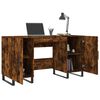 vidaXL Schreibtisch R&auml;uchereiche 140x50x75 cm Holzwerkstoff