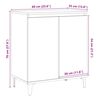 vidaXL Sideboard Altholz-Optik 60x35x70 cm Holzwerkstoff