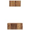 vidaXL TV-Schrankset Wandmontiert 2 pcs Altholz Holzwerkstoff