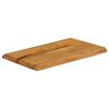 vidaXL Tischplatte mit Baumkante 50x40x3,8 cm Massivholz Mango