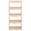 vidaXL B&uuml;cherregal/Raumteiler 60x30x135,5 cm Massivholz Kiefer