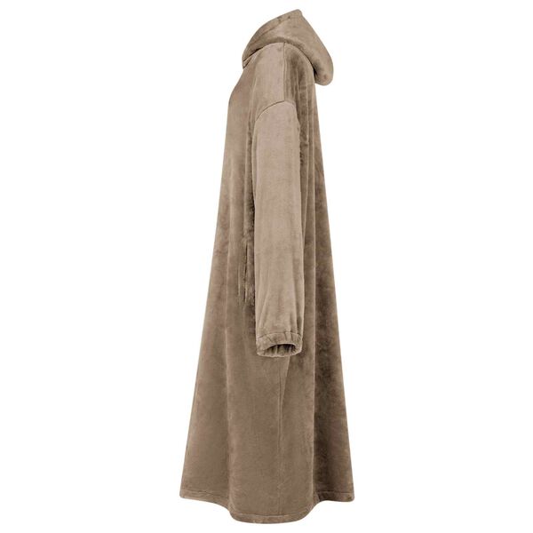 vidaXL Decken-Hoodie Kamel M Flanell