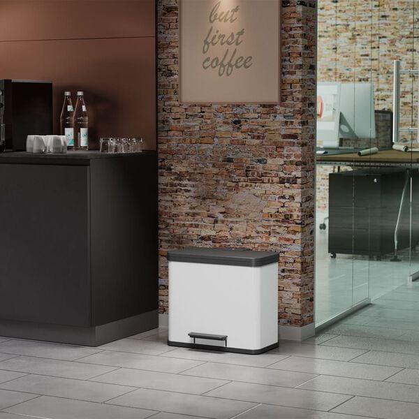 Hailo Tretm&uuml;lleimer Oko Trio Plus Gr&ouml;&szlig;e L 3&times;9L Wei&szlig; 0633-230