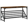 vidaXL Schuhregal R&auml;uchereiche 90x30x45 cm Holzwerkstoff