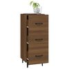 vidaXL Sideboard Braun Eichen-Optik 34,5x34x90 cm Holzwerkstoff