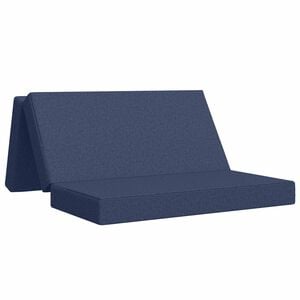 vidaXL Klappsofa Bett 140 x 67 x 45 cm Blau