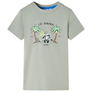 vidaXL Kinder-T-Shirt Helles Ocker 92