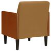 vidaXL Sessel mit Armlehnen Braun 55 cm Samt