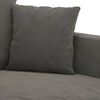 vidaXL 3-Sitzer-Sofa Dunkelgrau 180 cm Samt